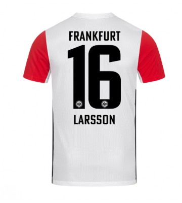 Eintracht Frankfurt Hugo Larsson #16 Hjemmebanetrøje 2024-25 Kort ærmer